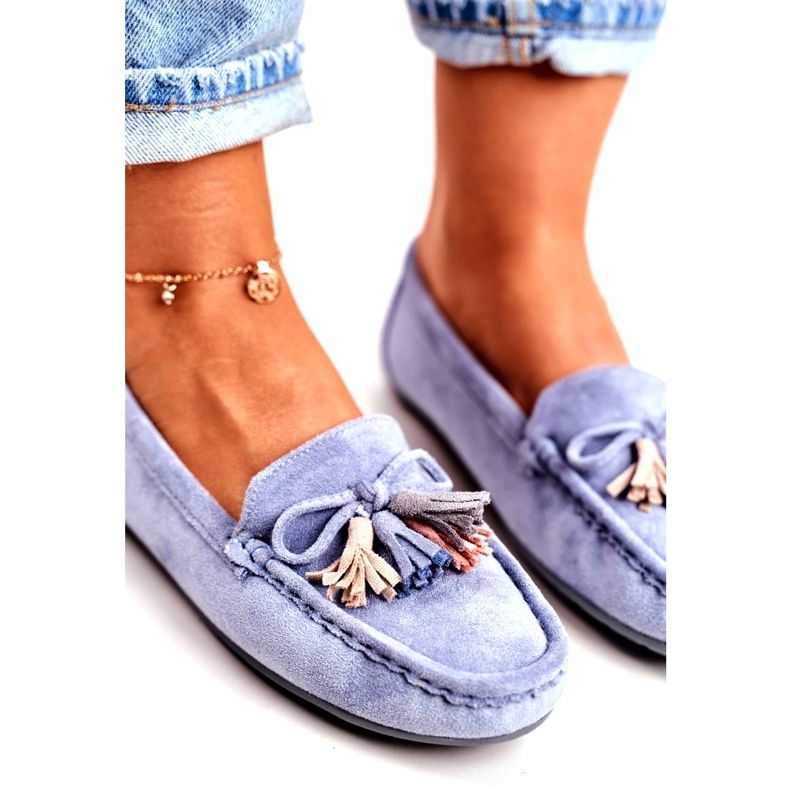 Evento Női cipők Velúr 20PB35-2003 Kék Donna Mia 6