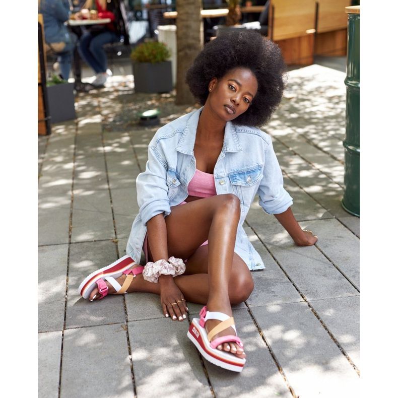 Habos ék szandál Big Star HH274A083 Rózsaszín 1