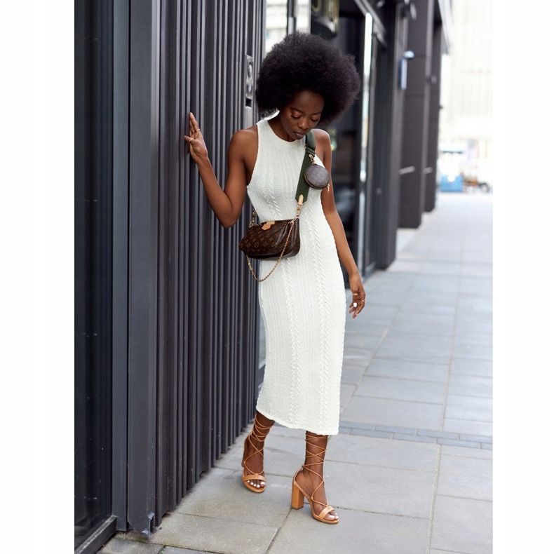 PS1 Kötött szandál egy teve Catwalk bárban barna 1