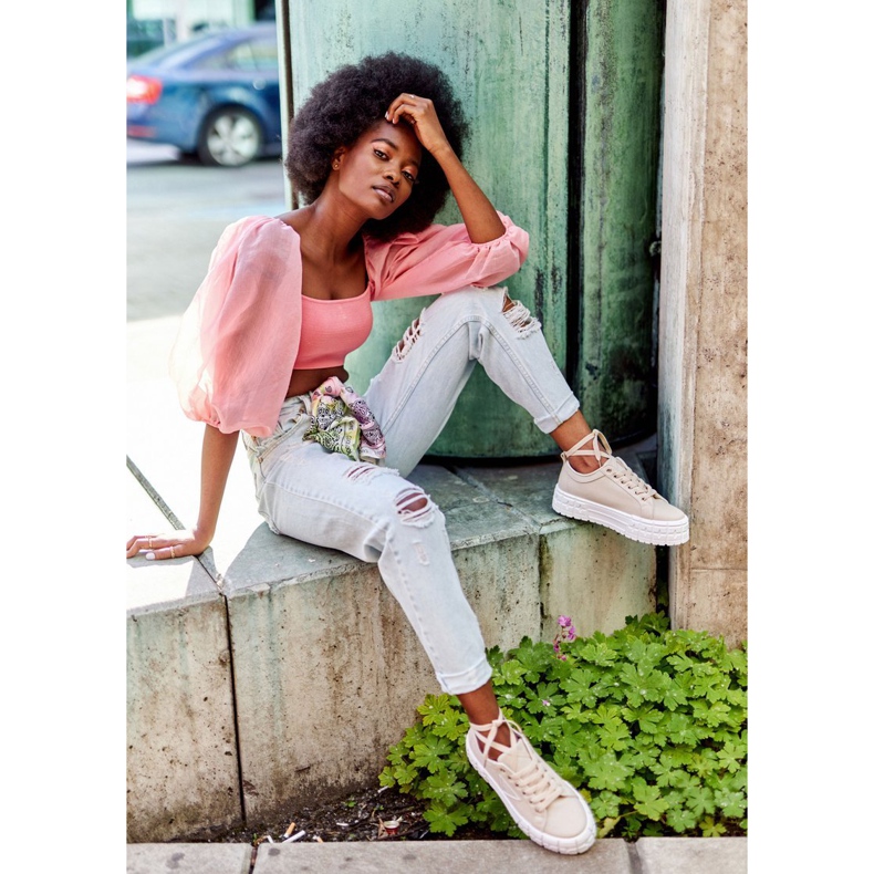 Női cipők Bézs Big City Life 1