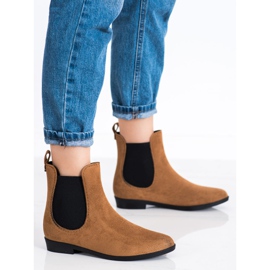 SHELOVET Barna Suede Wellies 1