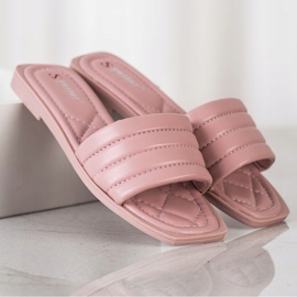 Seastar Kényelmes alkalmi papucsok rózsaszín 2