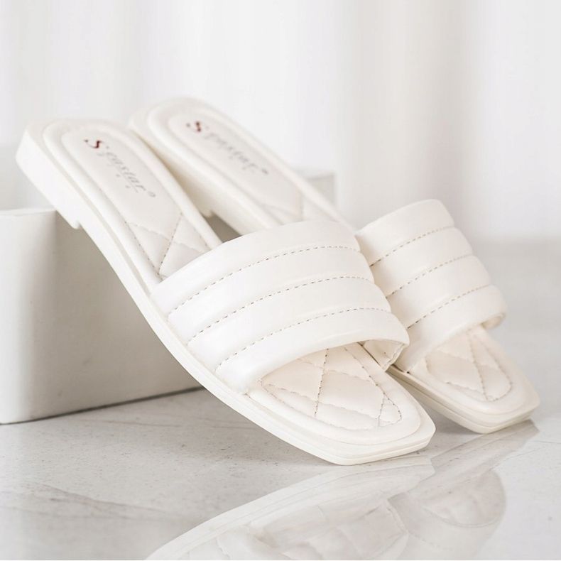 Seastar Kényelmes alkalmi papucs fehér 2