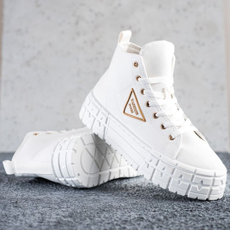 Goodin Magas divatú cipők fehér 1