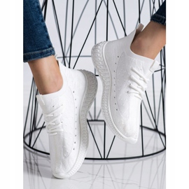 SHELOVET Fehér textil cipők 1
