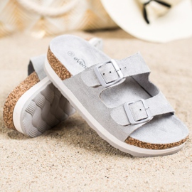 Evento Alkalmi papucs szürke 1