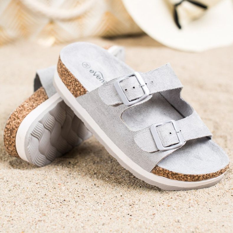 Evento Alkalmi papucs szürke 1