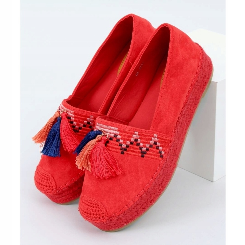 Piros 1735 Piros rojtos espadrillák 1