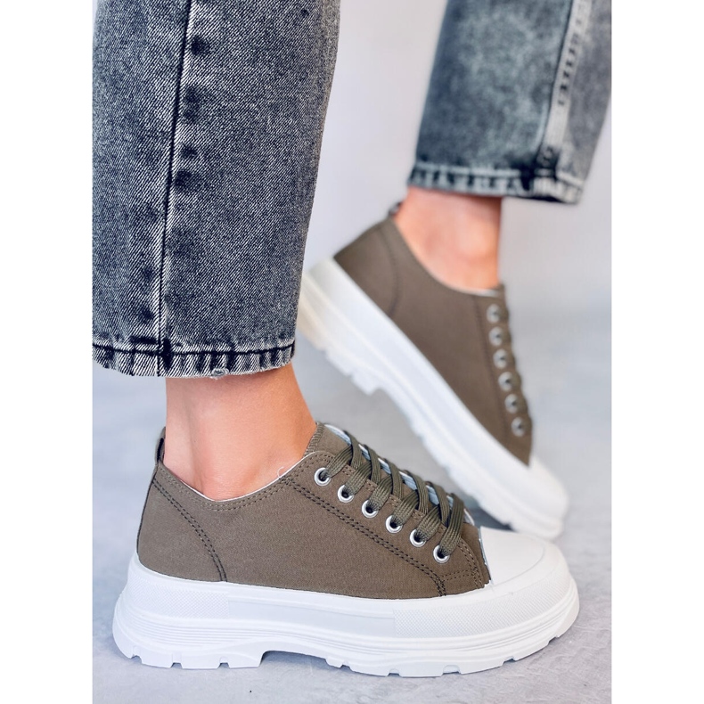 Zöld női cipők LA122 Green 2