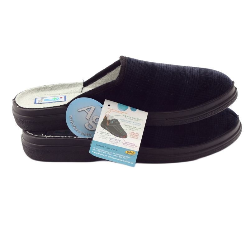 Befado férfi egészségügyi cipő papucs 125M010 papucs sötétkék 5