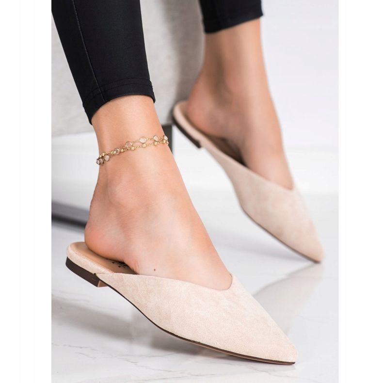 Seastar Spitz velúrpapucs bézs 1