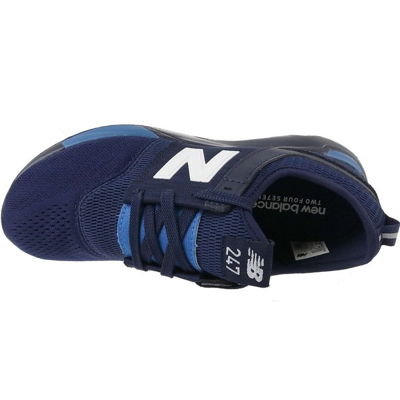 Cipő New Balance Jr KL247C2G sötétkék fehér 2