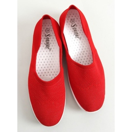 Piros zokni balerinák IC05 Red 1