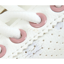 Női cipők fehér és rózsaszín LA42 Pink Ii Quality 5