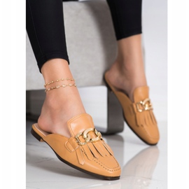 Seastar Stílusos papucs díszítéssel barna 1 Seastar Stílusos papucs díszítéssel barna 1