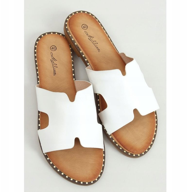 Fehér női papucs SL1525 Fehér 1