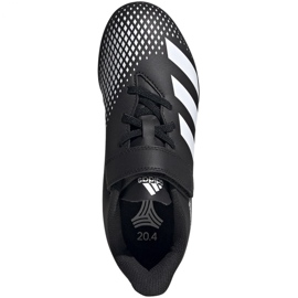 Adidas Predator 20.4 H&amp;L Tf Jr FW9225 futballcipő fekete 1