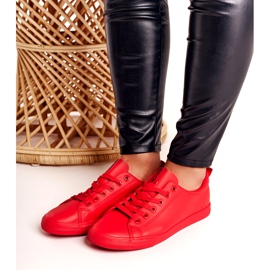Női cipők Big Star Red DD274686 piros 2