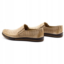 Polbut Férfi áttört cipő 2107P, bézs 6