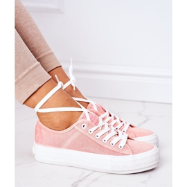 Női cipők Lee Cooper LCW-21-31-0125L Coral rózsaszín 2