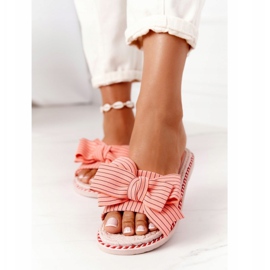 PS1 Gumi papucs rózsaszín Gabriell masnival 2