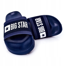 Férfi Big Star HH174833 Navy blue papucs sötétkék 1