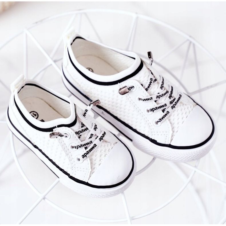 Apawwa Gyermek Fehér Gyerek Klub Cipők 1