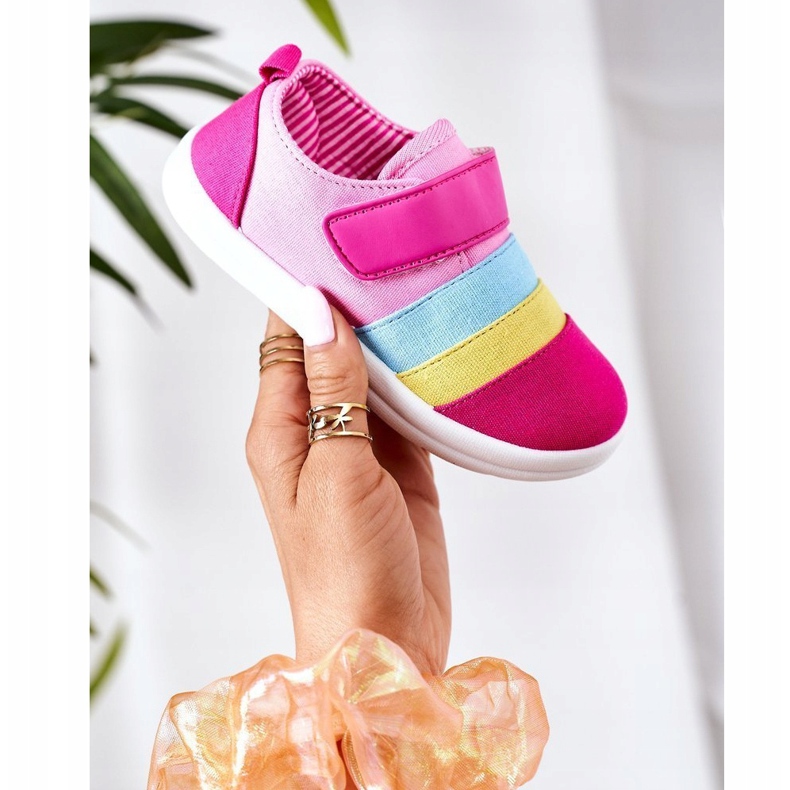 Apawwa Gyermek cipők tépőzárral Fuchsia Marta rózsaszín sokszínű 2 Apawwa Gyermek cipők tépőzárral Fuchsia Marta rózsaszín sokszínű 2
