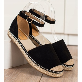 Kayla Fekete espadrilles csattal 2 Kayla Fekete espadrilles csattal 2