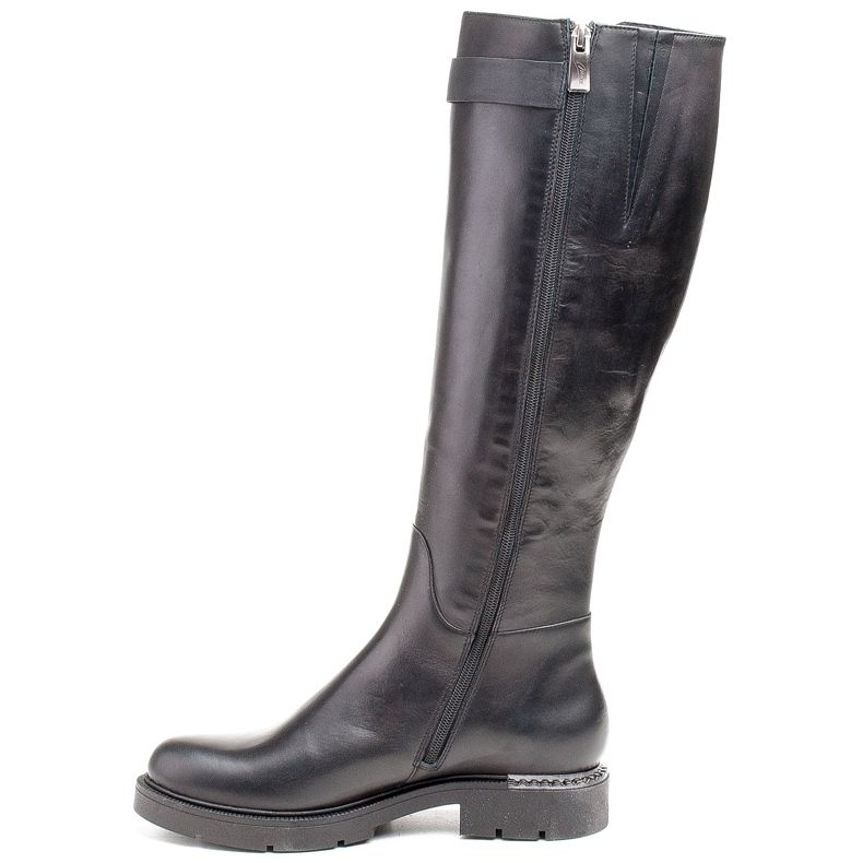 Marco Shoes Fekete 1340K csizma fém részletekkel 2