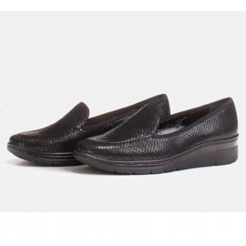 Radoskór Kényelmes fekete női cipők szélesebb lábhoz 4