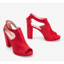 Atlanti -óceáni vörös szárú szandál piros 1