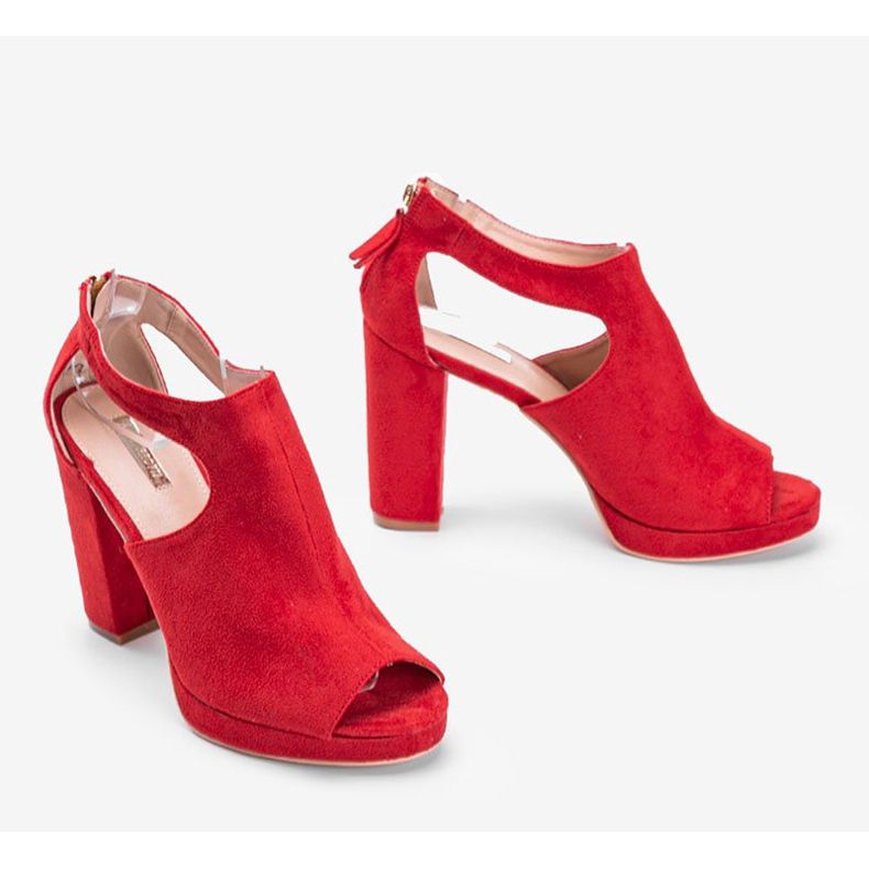 Atlanti -óceáni vörös szárú szandál piros 1