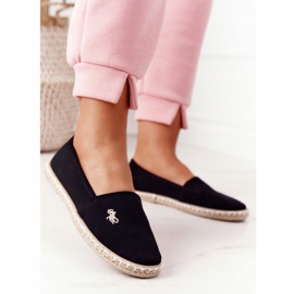 NEWS Női espadrilles Black Reyna fekete 2