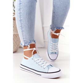 Női klasszikus cipők, kék Omerta 2