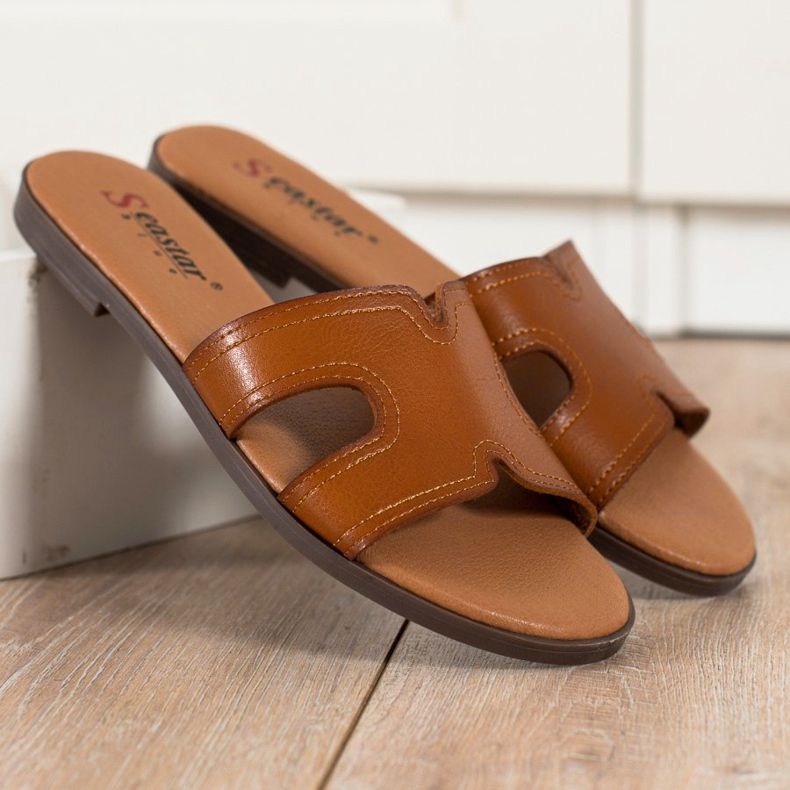 Seastar Klasszikus papucs barna 1