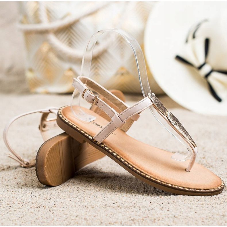 Seastar Flip-flop szandál díszítéssel bézs 1