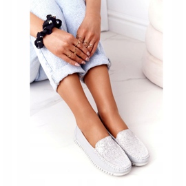 Női bőrcipők S.Barski 97630 Szürke 3