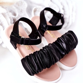 FR1 Gyermek fekete Aimy szandál tépőzárral 1