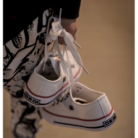 Gyermek klasszikus alacsony tornacipő Big Star HH374089 Fehér 2