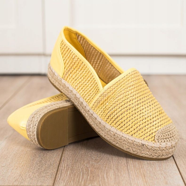 Coura Fonott espadrillák sárga 1