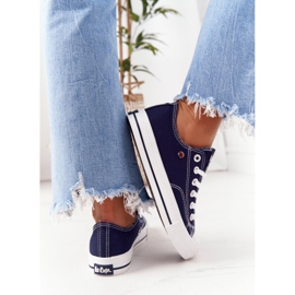 Női cipők Lee Cooper LCW-21-31-0095L Navy Blue fehér sötétkék 2