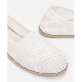 Női espadrilles White Arianna fehér 2