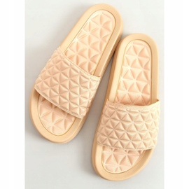 Női bézs papucs 10-251 Bézs 1