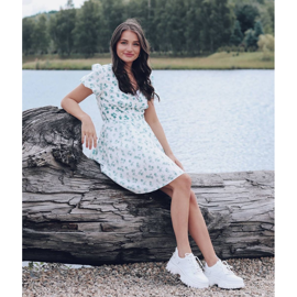 SHELOVET Fehér cipők gyöngyökkel 1