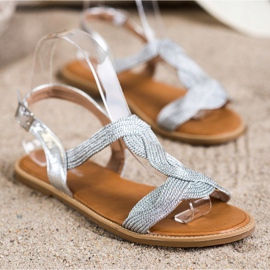 Nio Nio Ezüst szandál 1