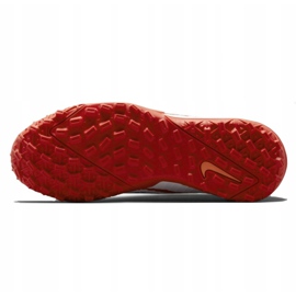 Nike Superfly 8 Academy CR7 Tf Jr DB2679-600 futballcipő szürke / ezüst, fehér, piros fehér 2