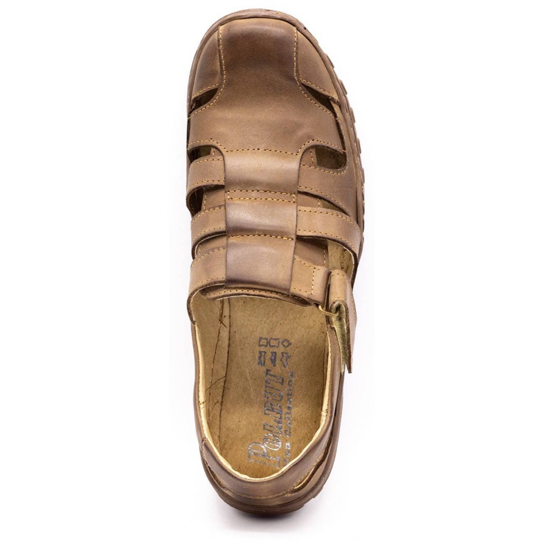 Polbut Férfi áttört cipő 237 nyári barna 2