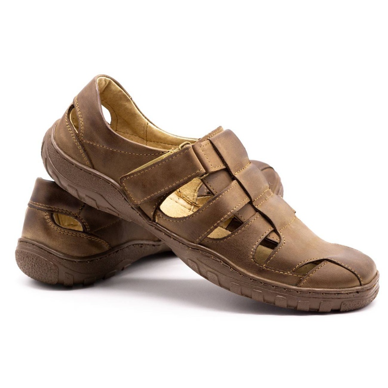 Polbut Férfi áttört cipő 237 nyári barna 5