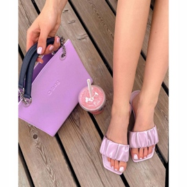 PS1 Női klasszikus lila papucs jól néz ki 2